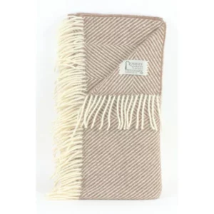 Copperhurst Herringbone Wool Blanket Romney Marsh Wool Throws