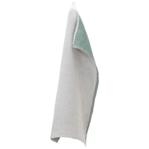 Emerald Green Towel Beige Towel Lapuan Kankurit Duo Kitchen Linen