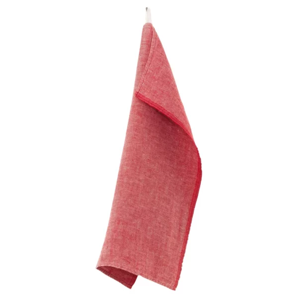 Red Tea Towel Mono Linen Towels Lapuan Kankurit Kitchen Towels - Image 2