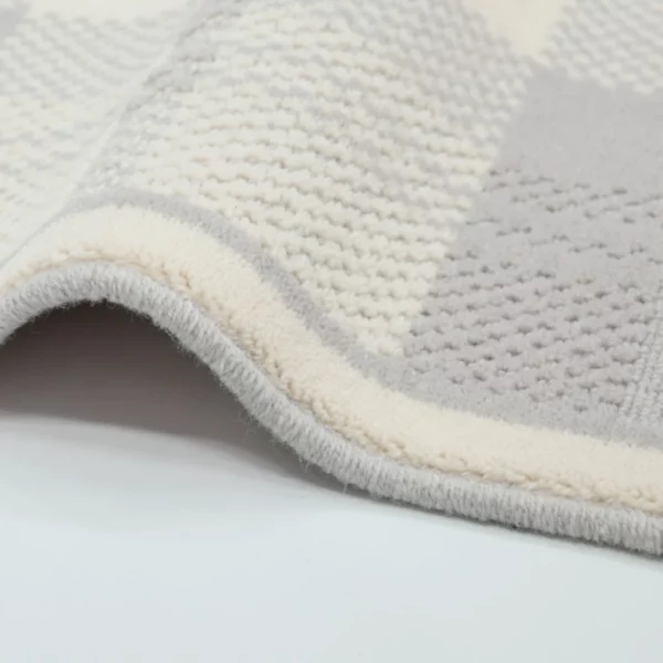Checkered Rug Mizarma Checkered Rugs Wool Brintons Carpets - Image 2