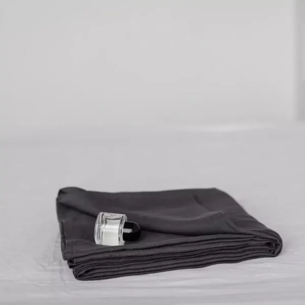 Black Sheet Flat Sheet Single Bed Sheet Amour Linen Bedsheets - Image 2