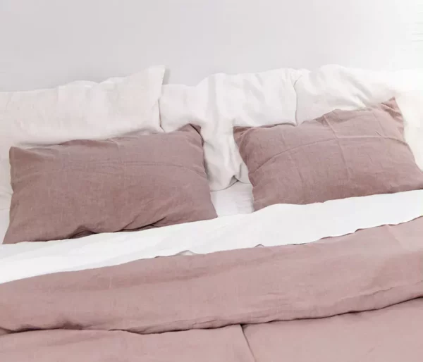Brown Pillowcase Large Pillow Covers Amour Linen Pillow Cases - Image 3