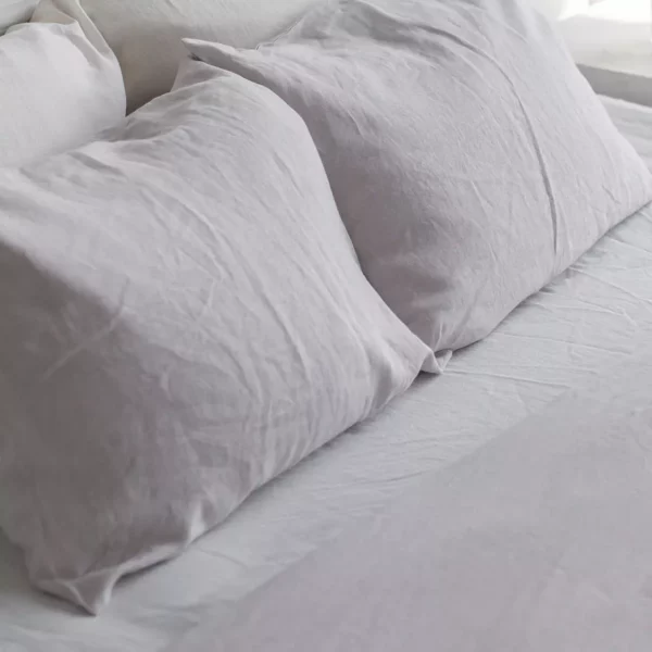 Cream Pillowcase Large Pillow Covers Amour Linen Pillow Cases - Image 2