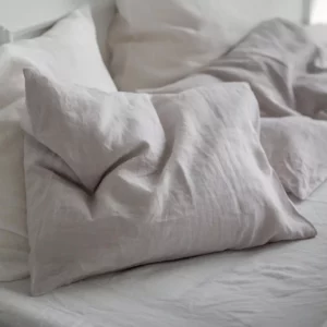 Cream Pillow Case Standard Pillowcases Amour Linen Pillow Covers