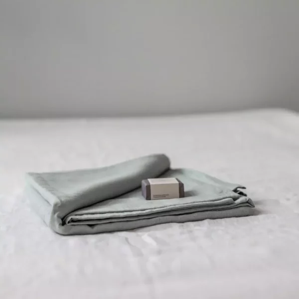 Green Sheet Flat Sheet Single Bed Sheet Amour Linen Bedsheets - Image 2