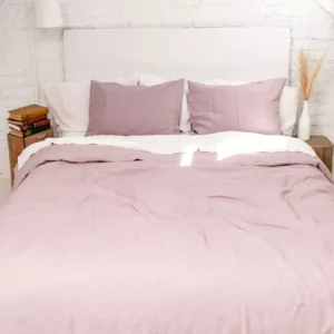 Pink Quilt Cover King Size Duvet Cover Amour Linen Duvet Covers