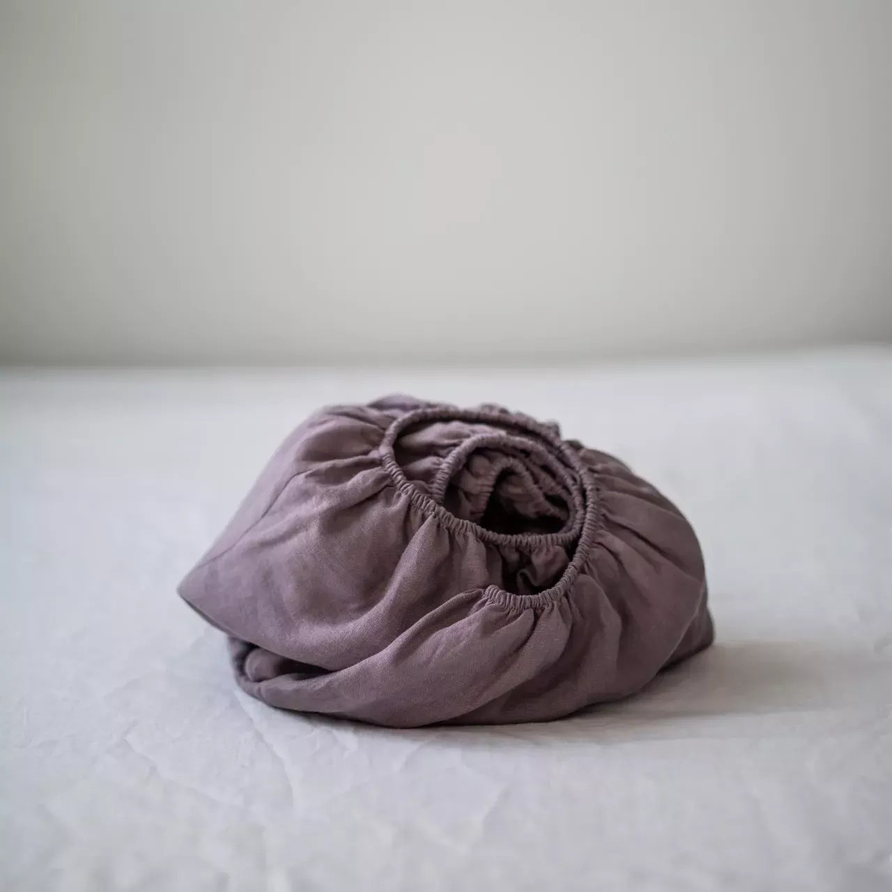 Purple Bed Sheet Fitted Sheet Single Sheet Amour Linen Bedsheets