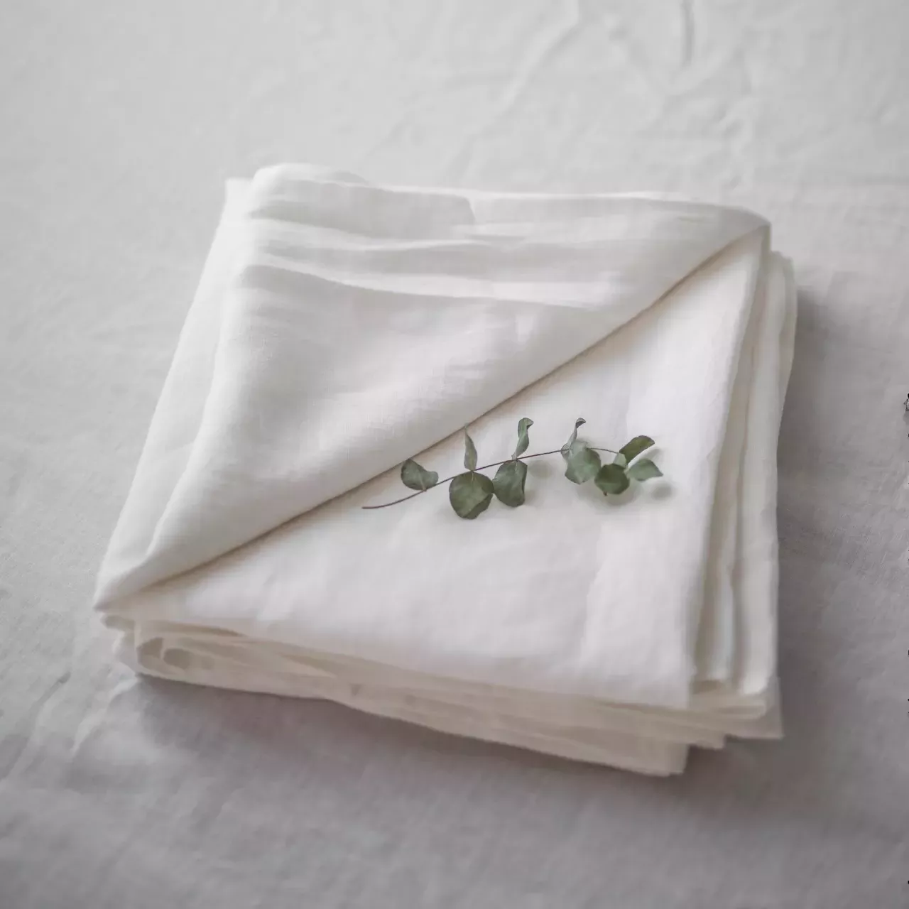 White Double Sheet Flat Bed Sheet Amour Linen Bedsheets