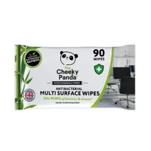 Bamboo Multi-Surface Wipes Antibacterial Wipes Pack Cheeky Panda Home Supplies