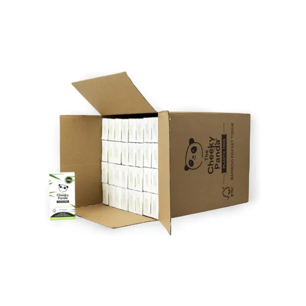 Bamboo Pocket Tissues Facial Tissues Pack Cheeky Panda Home Supplies