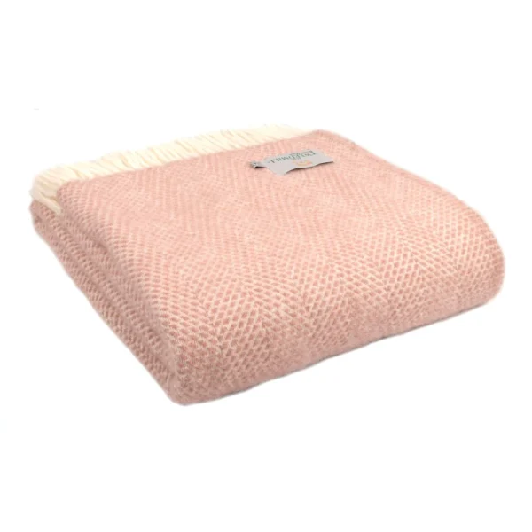 Beehive Wool Throw Blanket Tweedmill Wool Bed Throws - Image 2