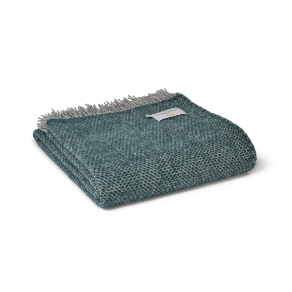 Beehive Wool Throw Blanket Tweedmill Wool Bed Throws - Image 10