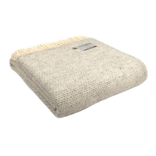 Beehive Wool Throw Blanket Tweedmill Wool Bed Throws - Image 4