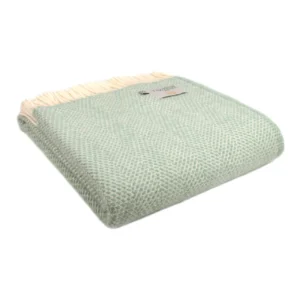 Beehive Wool Throw Blanket Tweedmill Wool Bed Throws